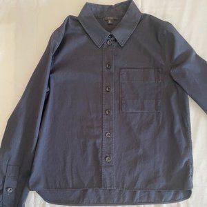 COS navy shirt jacket